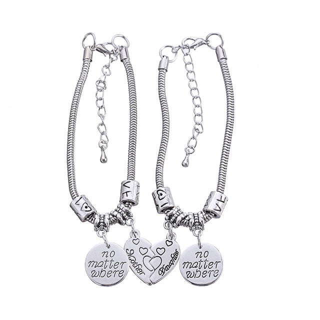 XIAOJINGLING 1pcs/2pcs/3pcs Fashion Jewelry Bracelet Mother and Daughter Gifts Best Friend / Sister Gifts Bracelets For Women