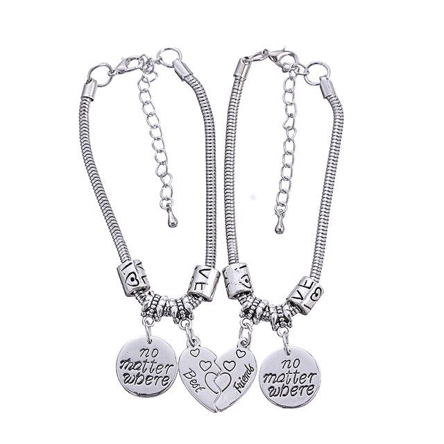 XIAOJINGLING 1pcs/2pcs/3pcs Fashion Jewelry Bracelet Mother and Daughter Gifts Best Friend / Sister Gifts Bracelets For Women