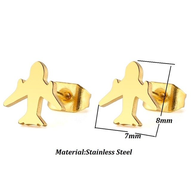 Yiustar Stainless Steel Plane Bracelet in Charm Bracelets Girls Cute Aircraft Airplane Chain Adjustable Outdoor Travel Jewelry