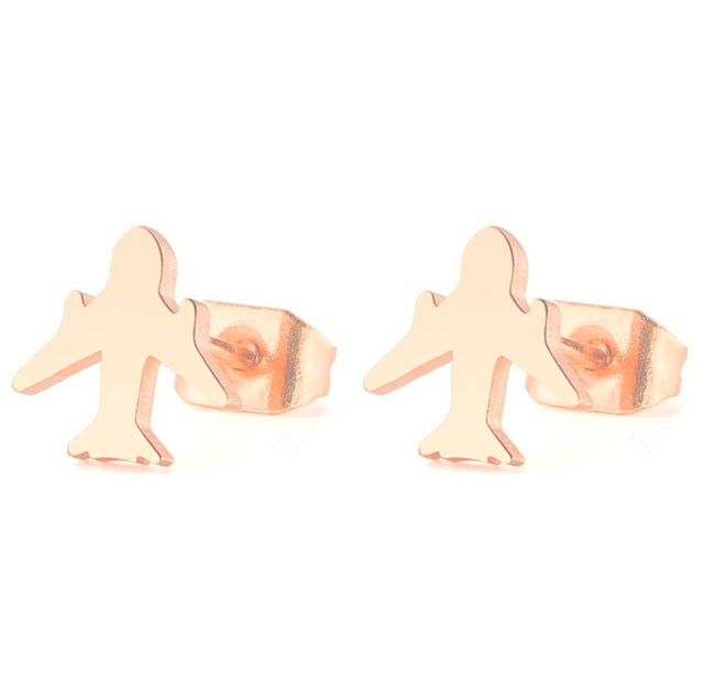 Yiustar Stainless Steel Plane Bracelet in Charm Bracelets Girls Cute Aircraft Airplane Chain Adjustable Outdoor Travel Jewelry