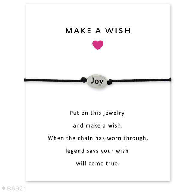 Mother Daughters Grandma Aunt Niece Girls Adjustable Dream Statement Jewelry Make a Wish Heart Compass Charm Bracelets for Women