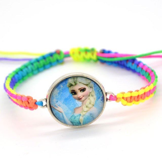 Fashion jewelry Chain Girls Heart Charm Bracelet Cartoon Kids Gift Bracelets For Women