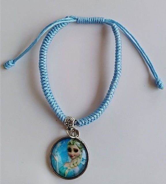 Fashion jewelry Chain Girls Heart Charm Bracelet Cartoon Kids Gift Bracelets For Women