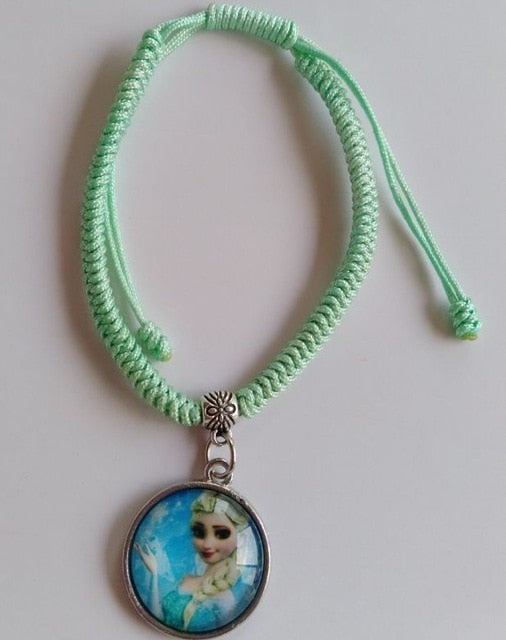 Fashion jewelry Chain Girls Heart Charm Bracelet Cartoon Kids Gift Bracelets For Women