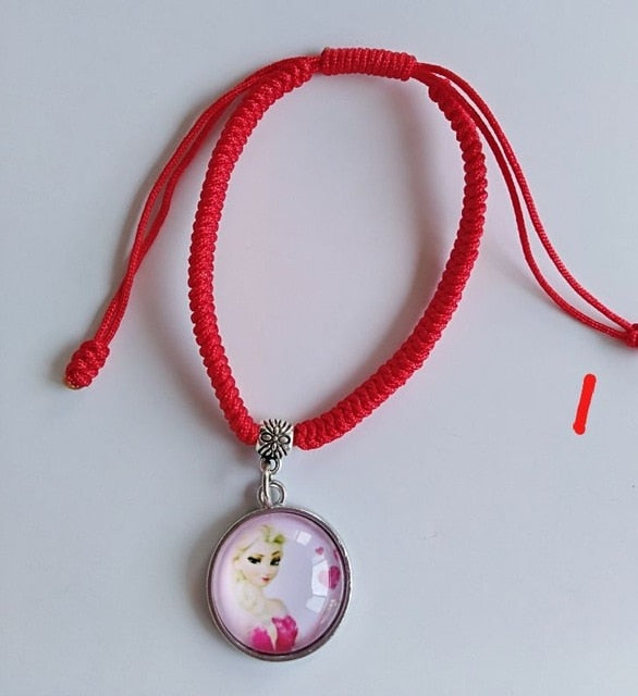 Fashion jewelry Chain Girls Heart Charm Bracelet Cartoon Kids Gift Bracelets For Women