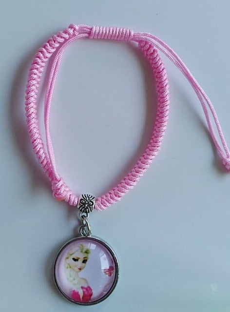 Fashion jewelry Chain Girls Heart Charm Bracelet Cartoon Kids Gift Bracelets For Women