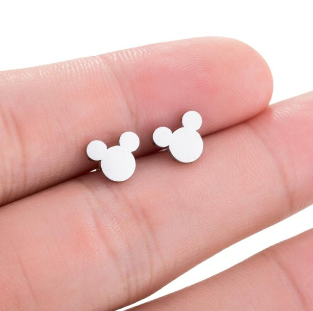 SMJEL Stainless Steel Mickey Charm Bracelet Mickey Children Jewelry Women Cartoon Minnie Bracelets Bangles Kids Gift pulseras