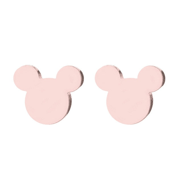 SMJEL Stainless Steel Mickey Charm Bracelet Mickey Children Jewelry Women Cartoon Minnie Bracelets Bangles Kids Gift pulseras