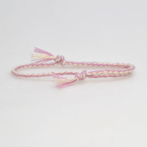 Charm Woven Rope String Bracelet Boho pray Yoga  Bracelet Simple Handmade Chic Tassel Girls Friendship Bracelet for men Women